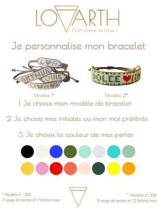 Bracelet Tissé Personnalisable