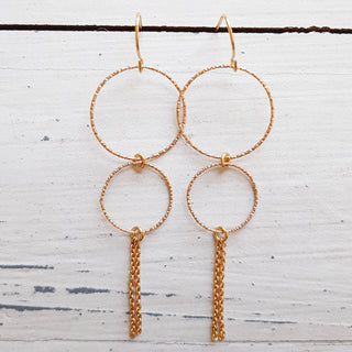Lovarth - Boucles d'oreilles Attraction - double anneaux